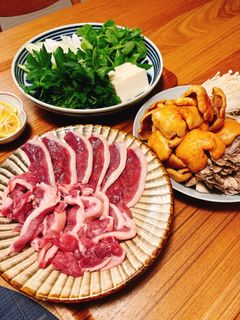鴨きのこ鍋-レシピのメイン写真