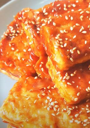 簡単料理♡揚げ豆腐の中華風トマトソース煮-レシピのメイン写真