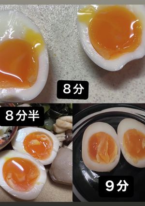 M玉冷蔵庫だし黄身半熟ゆで卵(コツ)-レシピのメイン写真