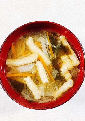 キャベツとにんじんのみそ汁-レシピのメイン写真