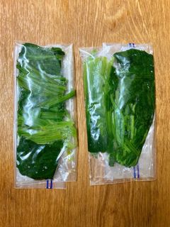 ずぼら☆冷凍保存用の茹でほうれん草-レシピのメイン写真