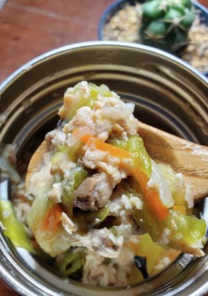【スープ食】鮭缶とレタスで和風ペンネ-レシピのメイン写真