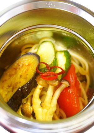 野菜たっぷりペペロンチーノ-レシピのメイン写真