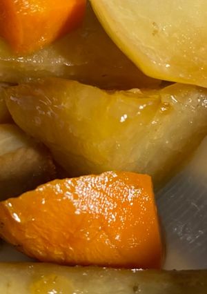 豚バラ肉と大根、牛蒡、人参炒め煮-レシピのメイン写真