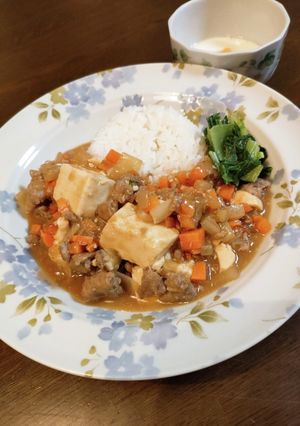 あじの和風マーボー豆腐丼☆味噌風味-レシピのメイン写真