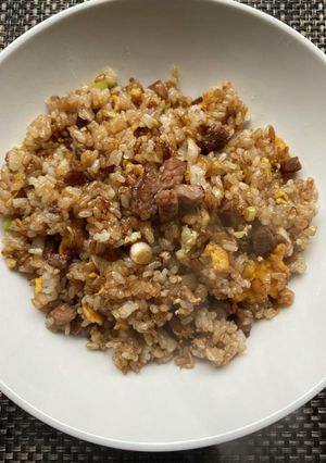 旨味たっぷり！牛肉セロリ炒飯-レシピのメイン写真