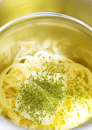ワンパンバターパスタ-レシピのメイン写真