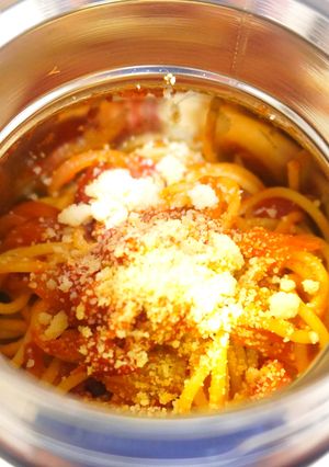 トマト缶で作るバジルトマトパスタ-レシピのメイン写真