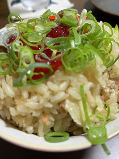 【筋肉飯】秋の紅鮭といくらの炊き込みご飯-レシピのメイン写真