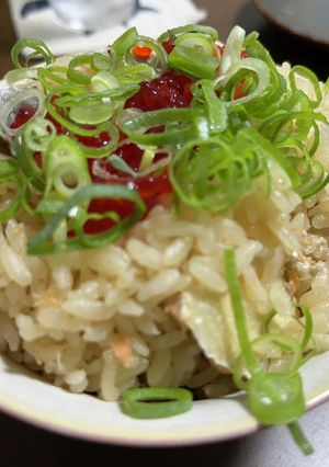 【筋肉飯】秋の紅鮭といくらの炊き込みご飯-レシピのメイン写真