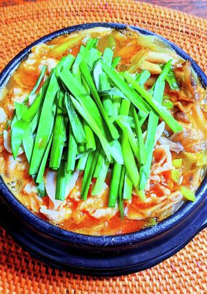 餅入りピリ辛野菜スープ-レシピのメイン写真