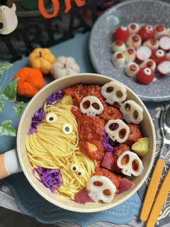 ガイコツレンコンのミートボールパスタ-レシピのメイン写真