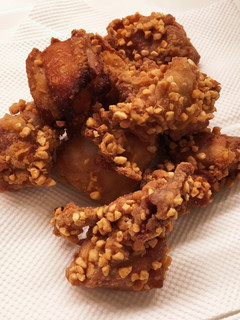 簡単おかず:ザクザクアーモンドから揚げ-レシピのメイン写真