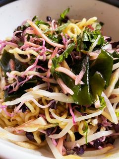 手作りスープで秋にも冷やし中華-レシピのメイン写真