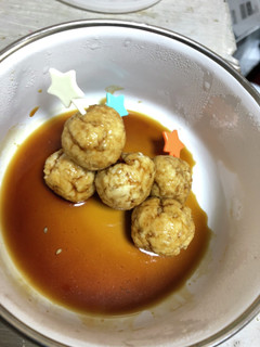 手作りつくねにタレつけて-レシピのメイン写真