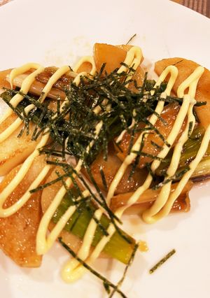 簡単 長芋と長ネギの照り焼き炒め♡-レシピのメイン写真