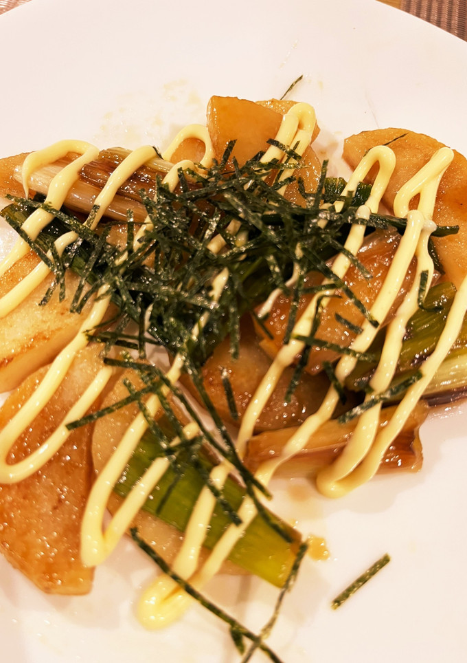 簡単　長芋と長ネギの照り焼き炒め♡-レシピのメイン写真