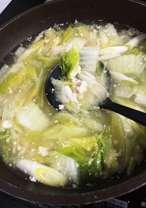 簡単！暖か食べるスープ〜リメイク可能-レシピのメイン写真