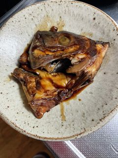 魚の煮付け(本日は鯛のアラで)-レシピのメイン写真