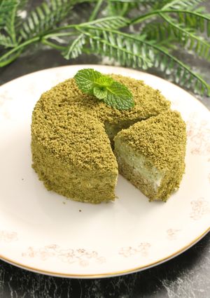 簡単！抹茶フロマージュ　レアチーズタイプ-レシピのメイン写真
