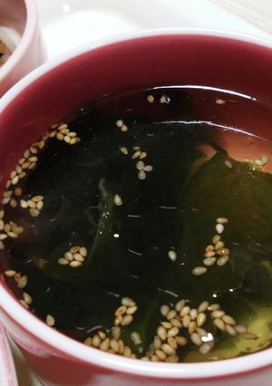 簡単◎ひとり分わかめスープ-レシピのメイン写真