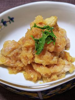 鶏もも肉の梅おろし煮-レシピのメイン写真