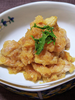 鶏もも肉の梅おろし煮-レシピのメイン写真