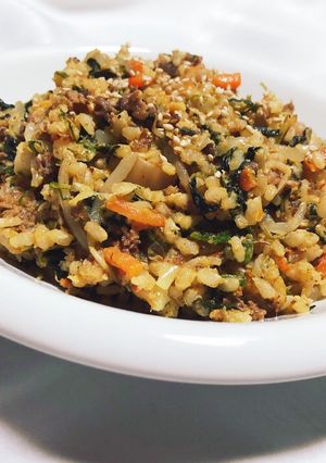 おうちで韓国気分☆やみつきビビンバ風炒飯-レシピのメイン写真