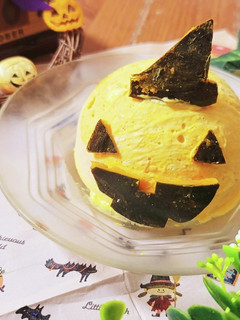 ハロウィン♪簡単パンプキンアイスケーキ-レシピのメイン写真