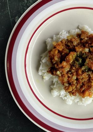 カボチャのキーマカレー-レシピのメイン写真