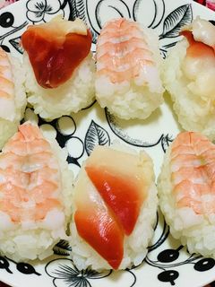 寿司(海老・ホッキ貝)-レシピのメイン写真