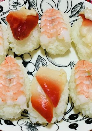 寿司(海老・ホッキ貝)-レシピのメイン写真