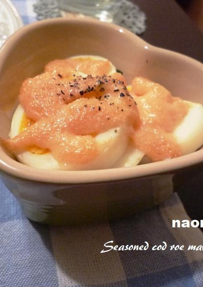 ほうれん草と卵の明太マヨ焼き-レシピのメイン写真