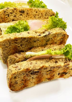 レンジで！ソイプロテインの朝食パン-レシピのメイン写真