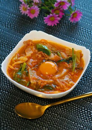 野菜いっぱいのチゲスープ-レシピのメイン写真