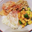 韓国風グルメ ヘルシーピリ辛丼