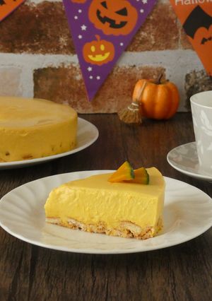 かぼちゃのレアチーズケーキ-レシピのメイン写真