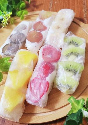 新食感♪ライスペーパーで生食感クレープ☆-レシピのメイン写真