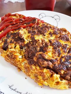 納豆消費に!納豆オムレツ-レシピのメイン写真