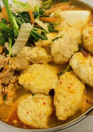 濃厚旨辛！鶏団子鍋-レシピのメイン写真