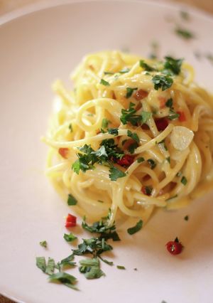 ぺぺたま　卵とニンニクのパスタ-レシピのメイン写真