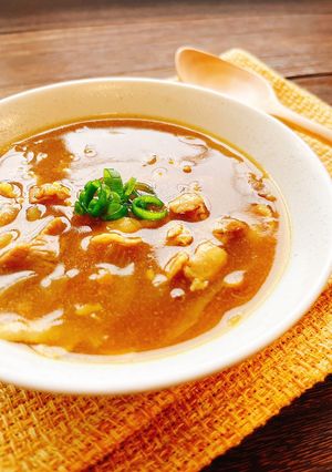 10分で簡単！豚肉と玉ねぎの中華風カレー-レシピのメイン写真