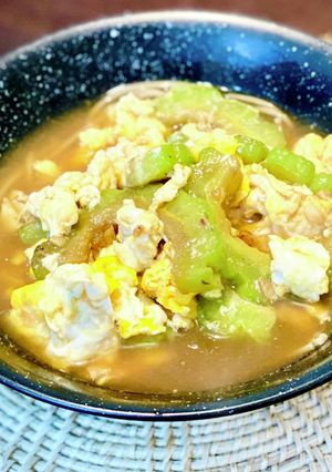 ゴーヤー卵蕎麦-レシピのメイン写真