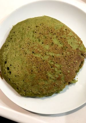 モリンガふわもちパンケーキ-レシピのメイン写真