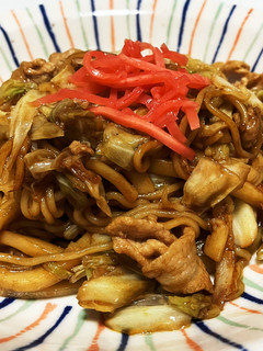 節約、焼きそばうどん-レシピのメイン写真