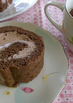 ショコラロールケーキ-レシピのメイン写真