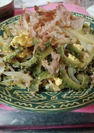 ゴーヤと卵の炒め物-レシピのメイン写真