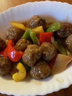 豚肉団子の甘酢炒め-レシピのメイン写真