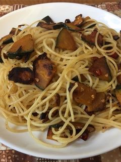 スパゲティ・パンプキン・ペペロンチーノ-レシピのメイン写真