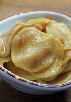 大根の醤油漬け-レシピのメイン写真
